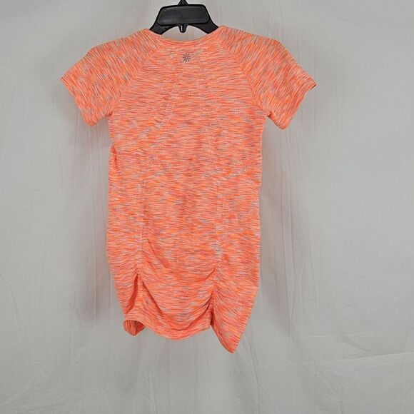 Athleta Women Athletic Fast Fastest Track Tee Top Size XS Orange Short Sleeve - Picture 7 of 8